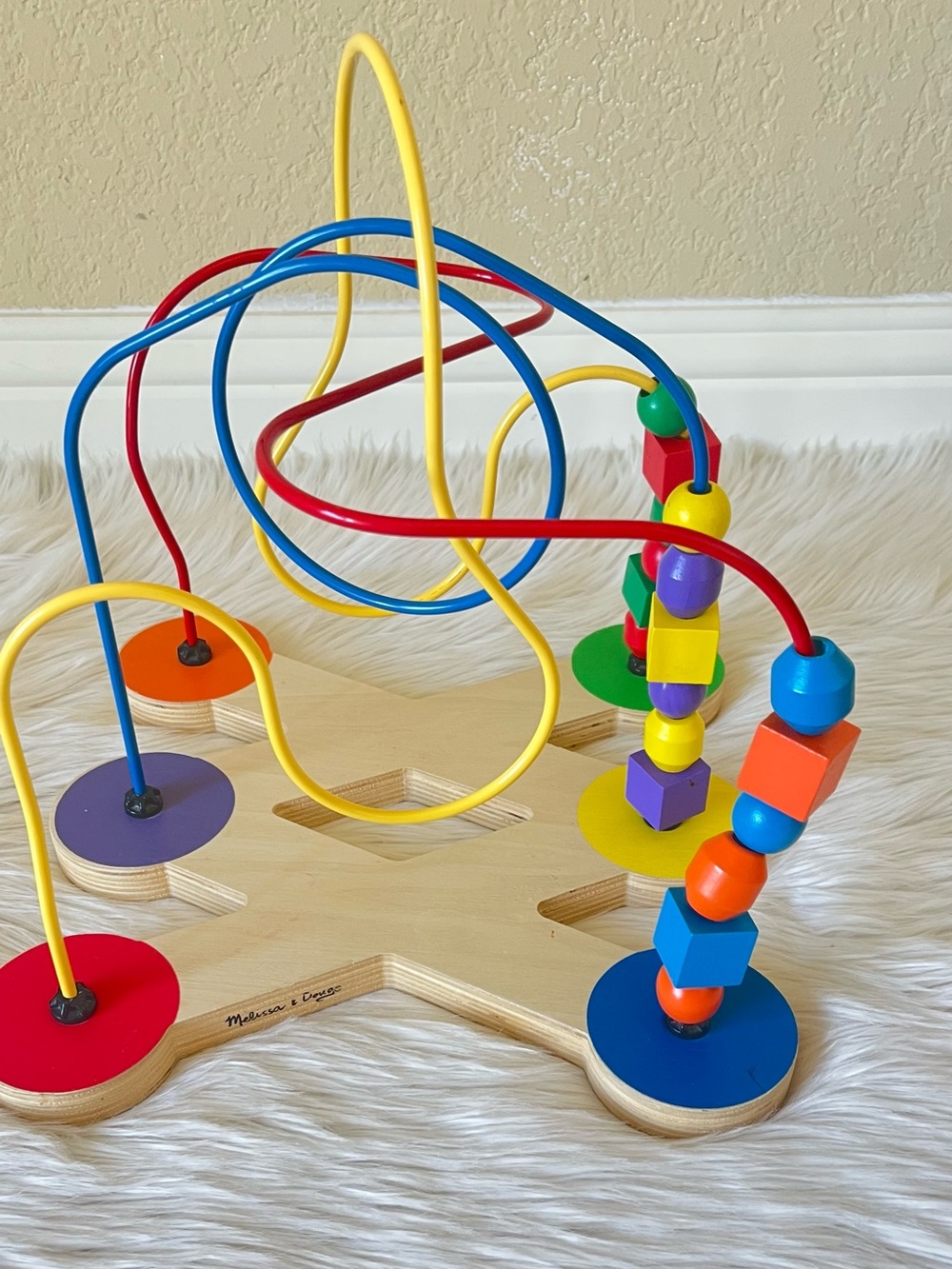 Melissa & Doug Classic Bead Maze for toddlers, learning toy, fine motor skills